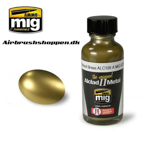 A.MIG 8206 POLISHED BRASS ALC109 ALCAD II 30 ml